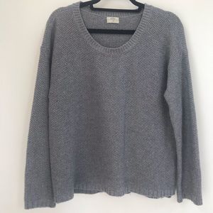 Madewell Wallace Gray Knit Sweater